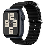 ZGA Ocean シリコンウォッチバンド、Apple Watch Series 10 46mm用、Apple Watch Series 10 42mm用、Apple Watch SE 2023 44mm用、Apple Watch Ultra 2 49mm用、Apple Watch Series 9 45mm用、Apple Watch Ultra 49mm用、Apple Watch Series 8 45mm用