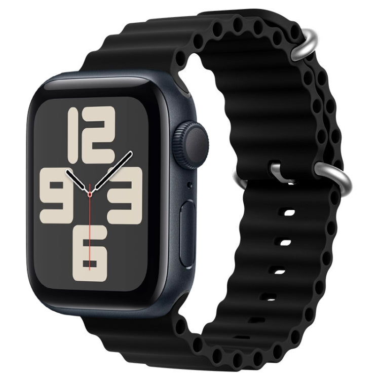 ZGA Ocean シリコンウォッチバンド、Apple Watch Series 10 46mm用、Apple Watch Series 10 42mm用、Apple Watch SE 2023 44mm用、Apple Watch Ultra 2 49mm用、Apple Watch Series 9 45mm用、Apple Watch Ultra 49mm用、Apple Watch Series 8 45mm用