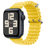 ZGA Ocean シリコンウォッチバンド、Apple Watch Series 10 46mm用、Apple Watch Series 10 42mm用、Apple Watch SE 2023 44mm用、Apple Watch Ultra 2 49mm用、Apple Watch Series 9 45mm用、Apple Watch Ultra 49mm用、Apple Watch Series 8 45mm用