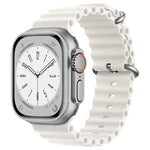 ZGA Ocean シリコンウォッチバンド、Apple Watch Series 10 46mm用、Apple Watch Series 10 42mm用、Apple Watch SE 2023 44mm用、Apple Watch Ultra 2 49mm用、Apple Watch Series 9 45mm用、Apple Watch Ultra 49mm用、Apple Watch Series 8 45mm用