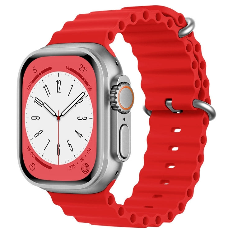 ZGA Ocean シリコンウォッチバンド、Apple Watch Series 10 46mm用、Apple Watch Series 10 42mm用、Apple Watch SE 2023 44mm用、Apple Watch Ultra 2 49mm用、Apple Watch Series 9 45mm用、Apple Watch Ultra 49mm用、Apple Watch Series 8 45mm用