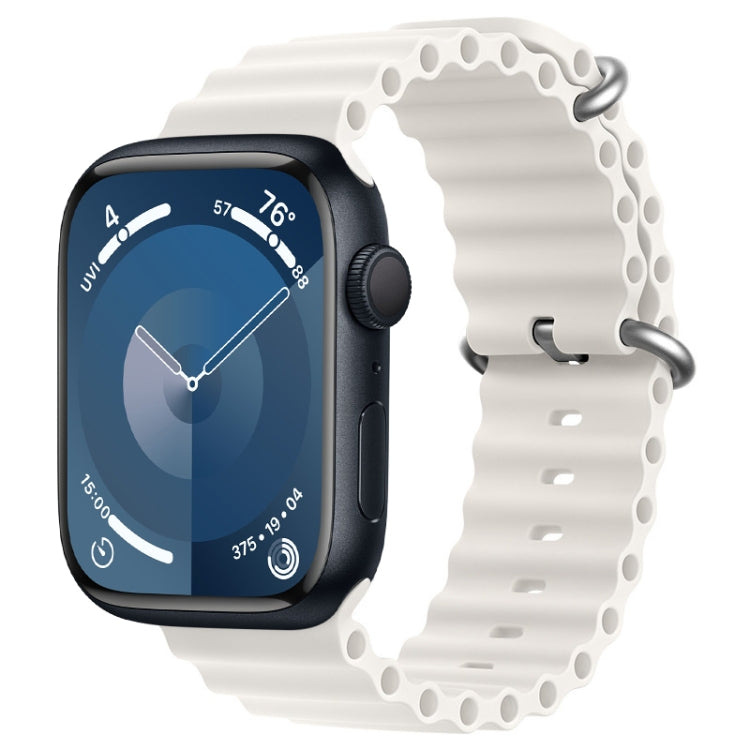 ZGA Ocean シリコンウォッチバンド、Apple Watch Series 10 46mm用、Apple Watch Series 10 42mm用、Apple Watch SE 2023 44mm用、Apple Watch Ultra 2 49mm用、Apple Watch Series 9 45mm用、Apple Watch Ultra 49mm用、Apple Watch Series 8 45mm用