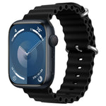 ZGA Ocean シリコンウォッチバンド、Apple Watch Series 10 46mm用、Apple Watch Series 10 42mm用、Apple Watch SE 2023 44mm用、Apple Watch Ultra 2 49mm用、Apple Watch Series 9 45mm用、Apple Watch Ultra 49mm用、Apple Watch Series 8 45mm用