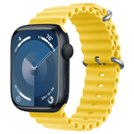 ZGA Ocean シリコンウォッチバンド、Apple Watch Series 10 46mm用、Apple Watch Series 10 42mm用、Apple Watch SE 2023 44mm用、Apple Watch Ultra 2 49mm用、Apple Watch Series 9 45mm用、Apple Watch Ultra 49mm用、Apple Watch Series 8 45mm用