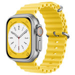 ZGA Ocean シリコンウォッチバンド、Apple Watch Series 10 46mm用、Apple Watch Series 10 42mm用、Apple Watch SE 2023 44mm用、Apple Watch Ultra 2 49mm用、Apple Watch Series 9 45mm用、Apple Watch Ultra 49mm用、Apple Watch Series 8 45mm用