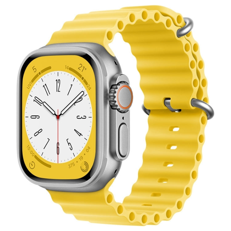 ZGA Ocean シリコンウォッチバンド、Apple Watch Series 10 46mm用、Apple Watch Series 10 42mm用、Apple Watch SE 2023 44mm用、Apple Watch Ultra 2 49mm用、Apple Watch Series 9 45mm用、Apple Watch Ultra 49mm用、Apple Watch Series 8 45mm用