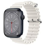 ZGA Ocean シリコンウォッチバンド、Apple Watch Series 10 46mm用、Apple Watch Series 10 42mm用、Apple Watch SE 2023 44mm用、Apple Watch Ultra 2 49mm用、Apple Watch Series 9 45mm用、Apple Watch Ultra 49mm用、Apple Watch Series 8 45mm用