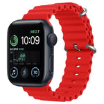 ZGA Ocean シリコンウォッチバンド、Apple Watch Series 10 46mm用、Apple Watch Series 10 42mm用、Apple Watch SE 2023 44mm用、Apple Watch Ultra 2 49mm用、Apple Watch Series 9 45mm用、Apple Watch Ultra 49mm用、Apple Watch Series 8 45mm用