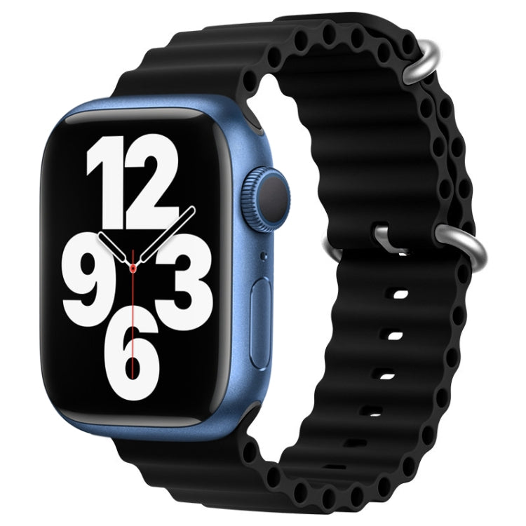 ZGA Ocean シリコンウォッチバンド、Apple Watch Series 10 46mm用、Apple Watch Series 10 42mm用、Apple Watch SE 2023 44mm用、Apple Watch Ultra 2 49mm用、Apple Watch Series 9 45mm用、Apple Watch Ultra 49mm用、Apple Watch Series 8 45mm用