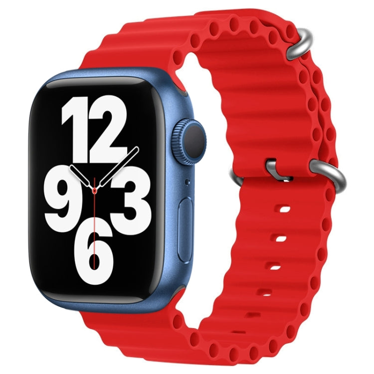 ZGA Ocean シリコンウォッチバンド、Apple Watch Series 10 46mm用、Apple Watch Series 10 42mm用、Apple Watch SE 2023 44mm用、Apple Watch Ultra 2 49mm用、Apple Watch Series 9 45mm用、Apple Watch Ultra 49mm用、Apple Watch Series 8 45mm用