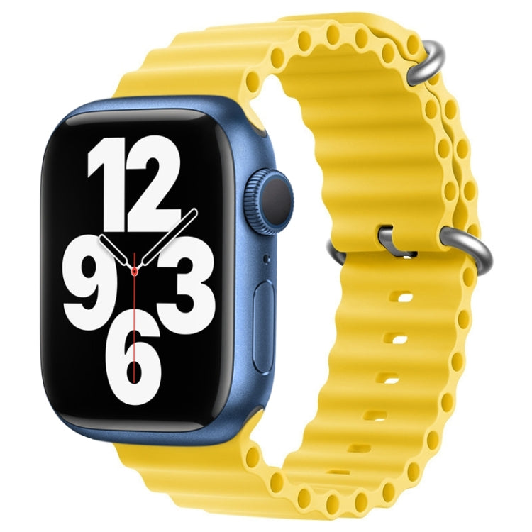 ZGA Ocean シリコンウォッチバンド、Apple Watch Series 10 46mm用、Apple Watch Series 10 42mm用、Apple Watch SE 2023 44mm用、Apple Watch Ultra 2 49mm用、Apple Watch Series 9 45mm用、Apple Watch Ultra 49mm用、Apple Watch Series 8 45mm用
