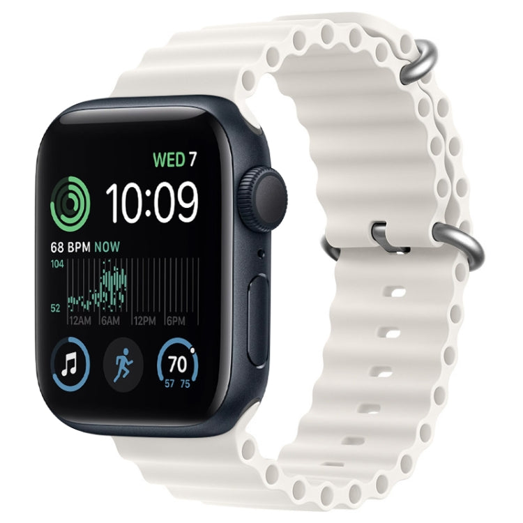 ZGA Ocean シリコンウォッチバンド、Apple Watch Series 10 46mm用、Apple Watch Series 10 42mm用、Apple Watch SE 2023 44mm用、Apple Watch Ultra 2 49mm用、Apple Watch Series 9 45mm用、Apple Watch Ultra 49mm用、Apple Watch Series 8 45mm用