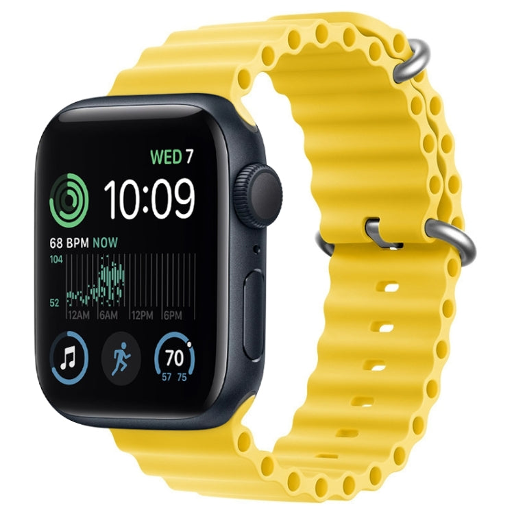 ZGA Ocean シリコンウォッチバンド、Apple Watch Series 10 46mm用、Apple Watch Series 10 42mm用、Apple Watch SE 2023 44mm用、Apple Watch Ultra 2 49mm用、Apple Watch Series 9 45mm用、Apple Watch Ultra 49mm用、Apple Watch Series 8 45mm用