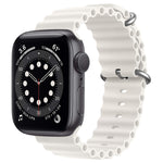 ZGA Ocean シリコンウォッチバンド、Apple Watch Series 10 46mm用、Apple Watch Series 10 42mm用、Apple Watch SE 2023 44mm用、Apple Watch Ultra 2 49mm用、Apple Watch Series 9 45mm用、Apple Watch Ultra 49mm用、Apple Watch Series 8 45mm用