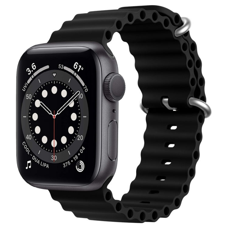 ZGA Ocean シリコンウォッチバンド、Apple Watch Series 10 46mm用、Apple Watch Series 10 42mm用、Apple Watch SE 2023 44mm用、Apple Watch Ultra 2 49mm用、Apple Watch Series 9 45mm用、Apple Watch Ultra 49mm用、Apple Watch Series 8 45mm用