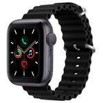 ZGA Ocean シリコンウォッチバンド、Apple Watch Series 10 46mm用、Apple Watch Series 10 42mm用、Apple Watch SE 2023 44mm用、Apple Watch Ultra 2 49mm用、Apple Watch Series 9 45mm用、Apple Watch Ultra 49mm用、Apple Watch Series 8 45mm用