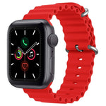 ZGA Ocean シリコンウォッチバンド、Apple Watch Series 10 46mm用、Apple Watch Series 10 42mm用、Apple Watch SE 2023 44mm用、Apple Watch Ultra 2 49mm用、Apple Watch Series 9 45mm用、Apple Watch Ultra 49mm用、Apple Watch Series 8 45mm用