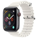 ZGAオーシャンシリコンウォッチバンド、Apple Watch Series 4 44mm用、Apple Watch Series 3 42mm用、Apple Watch Series 2 42mm用、Apple Watch 42mm用