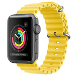 ZGAオーシャンシリコンウォッチバンド、Apple Watch Series 4 44mm用、Apple Watch Series 3 42mm用、Apple Watch Series 2 42mm用、Apple Watch 42mm用