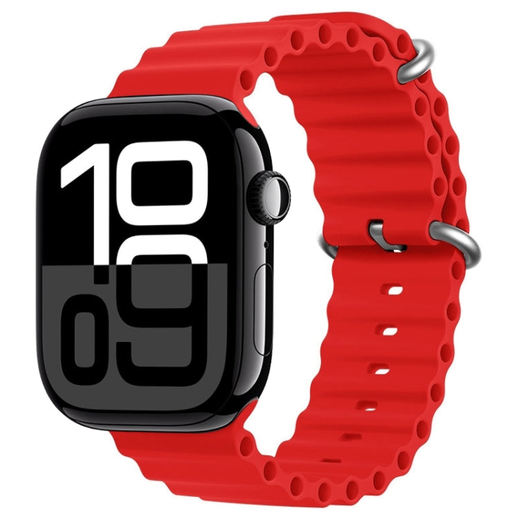 ZGA Ocean シリコンウォッチバンド、Apple Watch Series 10 46mm用、Apple Watch Series 10 42mm用、Apple Watch SE 2023 44mm用、Apple Watch Ultra 2 49mm用、Apple Watch Series 9 45mm用、Apple Watch Ultra 49mm用、Apple Watch Series 8 45mm用
