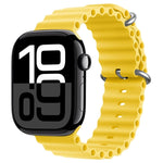 ZGA Ocean シリコンウォッチバンド、Apple Watch Series 10 46mm用、Apple Watch Series 10 42mm用、Apple Watch SE 2023 44mm用、Apple Watch Ultra 2 49mm用、Apple Watch Series 9 45mm用、Apple Watch Ultra 49mm用、Apple Watch Series 8 45mm用