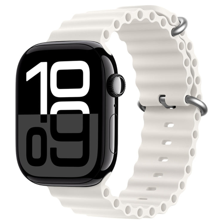 ZGA Ocean シリコンウォッチバンド、Apple Watch Series 10 46mm用、Apple Watch Series 10 42mm用、Apple Watch SE 2023 44mm用、Apple Watch Ultra 2 49mm用、Apple Watch Series 9 45mm用、Apple Watch Ultra 49mm用、Apple Watch Series 8 45mm用