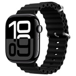 ZGA Ocean シリコンウォッチバンド、Apple Watch Series 10 46mm用、Apple Watch Series 10 42mm用、Apple Watch SE 2023 44mm用、Apple Watch Ultra 2 49mm用、Apple Watch Series 9 45mm用、Apple Watch Ultra 49mm用、Apple Watch Series 8 45mm用