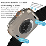 ZGAオーシャンシリコンウォッチバンド、Apple Watch Series 4 44mm用、Apple Watch Series 3 42mm用、Apple Watch Series 2 42mm用、Apple Watch 42mm用