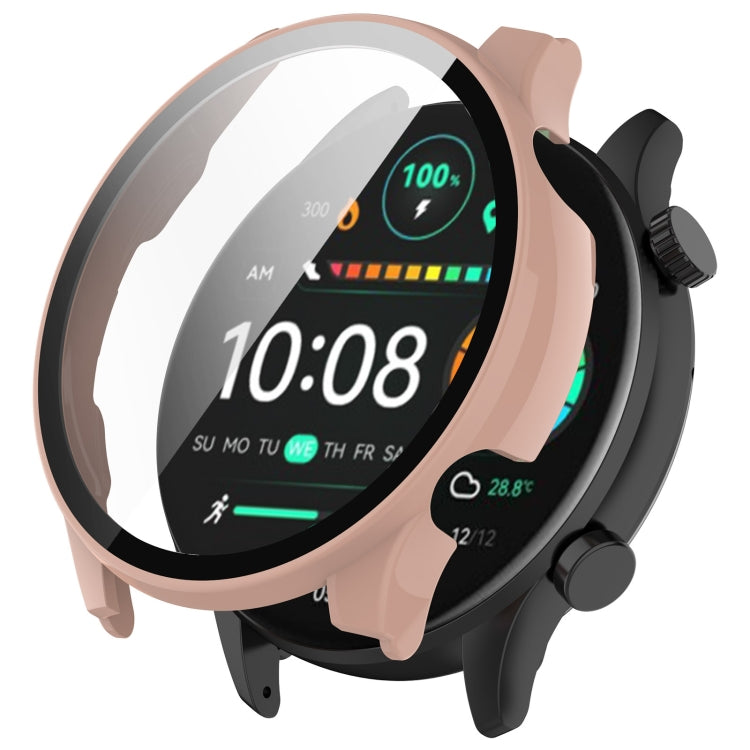 PC + Tempered Film Integrated Watch Protective Case, For Xiaomi Haylou RT3 / Solar Plus LS16