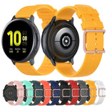 20mm ドットテクスチャー リストストラップ、Galaxy Watch Active 3 / Active 2 / Active用、Polar Ignite用