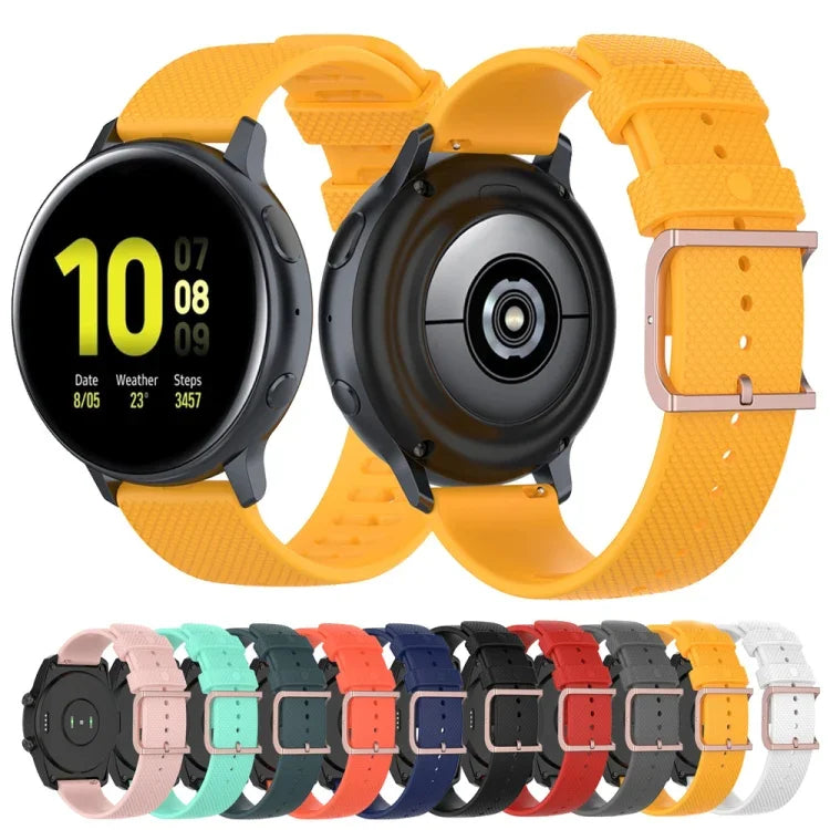 20mm ドットテクスチャー リストストラップ、Galaxy Watch Active 3 / Active 2 / Active用、Polar Ignite用