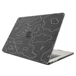 UVプリント柄ノートパソコン用マット保護ケース、MacBook Air 13.3 A1466 / A1369用、MacBook 12インチ A1534用