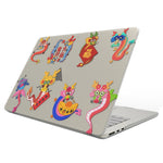 UVプリント柄ノートパソコン用マット保護ケース、MacBook Air 13.6 2025 / 2022 / 2023用、MacBook Pro 13.3 A2338/A2251/A2289/A2159用