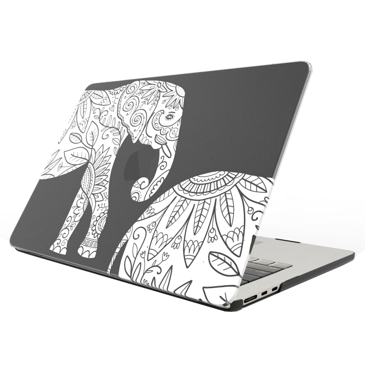 UVプリント柄ノートパソコン用マット保護ケース、MacBook Air 13.6 2025 / 2022 / 2023用、MacBook Pro 13.3 A2338/A2251/A2289/A2159用