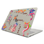 UVプリント柄ノートパソコン用マット保護ケース、MacBook Pro 14.2 A2992/A2918/A2779/A2442用、MacBook Air 15 M2 A2941 / M3 A3114用