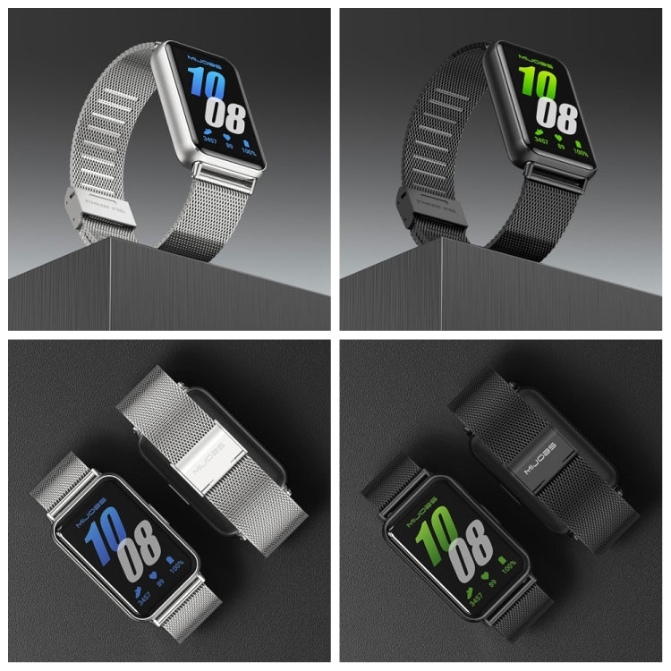 Mijobs ミランバックル メタルウォッチバンド、Samsung Galaxy Fit 3用