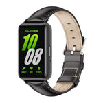 Mijobs 両面本革ウォッチバンド、Samsung Galaxy Fit 3用