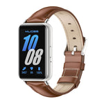 Mijobs 両面本革ウォッチバンド、Samsung Galaxy Fit 3用