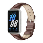 Mijobs 両面本革ウォッチバンド、Samsung Galaxy Fit 3用