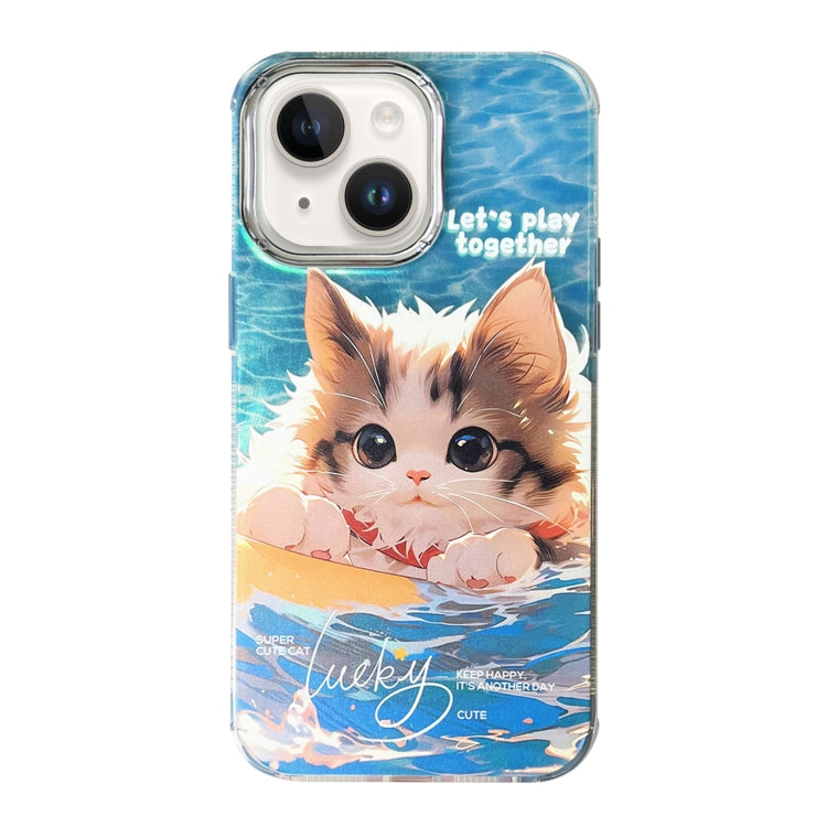 Illustration Pattern Radiation Design Full Coverage Shockproof Phone Case, For iPhone 15 Pro Max, For iPhone 15 Pro, For iPhone 15, For iPhone 14