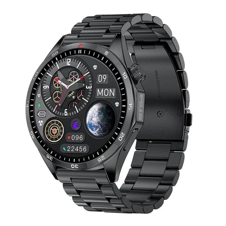GTS4/LT09 1.5インチ IP67 フィットネスウェルネススマートウォッチ Bluetooth通話／睡眠／血中酸素／心拍数健康モニター対応 シリコンストラップ、スチールストラップ