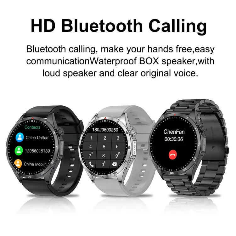 GTS4/LT09 1.5インチ IP67 フィットネスウェルネススマートウォッチ Bluetooth通話／睡眠／血中酸素／心拍数健康モニター対応 シリコンストラップ、スチールストラップ