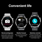 GTS4/LT09 1.5インチ IP67 フィットネスウェルネススマートウォッチ Bluetooth通話／睡眠／血中酸素／心拍数健康モニター対応 シリコンストラップ、スチールストラップ