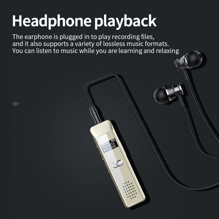 JNN Q7 ミニポータブル音声録音機 OLED画面付き、4GB、8GB、16GB、32GB