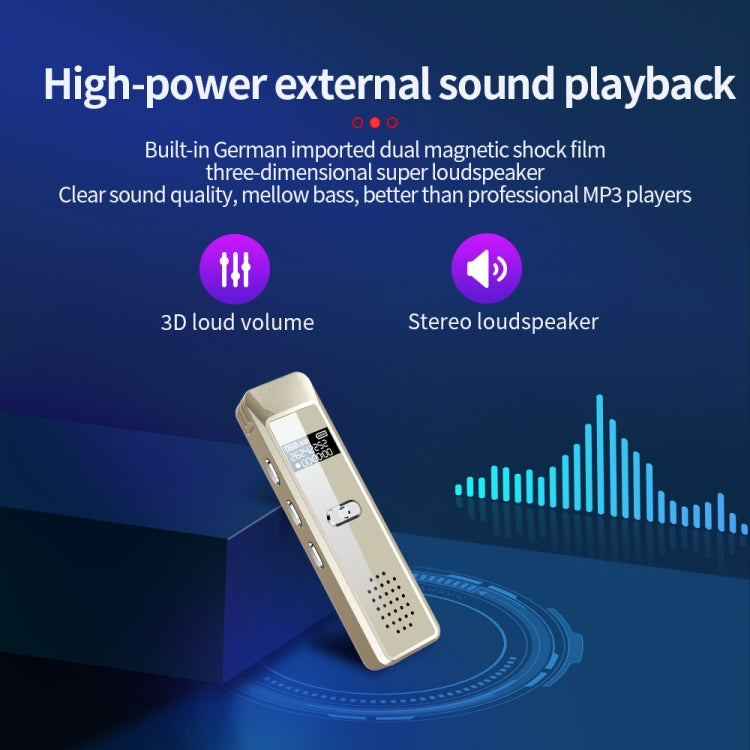 JNN Q7 ミニポータブル音声録音機 OLED画面付き、4GB、8GB、16GB、32GB