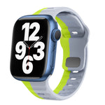 ウェーブテクスチャーリバースバックルシリコンウォッチバンド、Apple Watch Series 7 41mm用、Apple Watch Series 7 45mm用、Apple Watch SE 40mm用、Apple Watch SE 44mm用