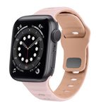 ウェーブテクスチャーリバースバックルシリコンウォッチバンド、Apple Watch Series 6 40mm用、Apple Watch Series 6 44mm用、Apple Watch Series 5 44mm用、Apple Watch Series 5 40mm用