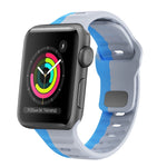 ウェーブテクスチャーリバースバックルシリコンウォッチバンド、Apple Watch Series 2 42mm用、Apple Watch Series 2 38mm用、Apple Watch 42mm用、Apple Watch 38mm用