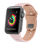 ウェーブテクスチャーリバースバックルシリコンウォッチバンド、Apple Watch Series 2 42mm用、Apple Watch Series 2 38mm用、Apple Watch 42mm用、Apple Watch 38mm用