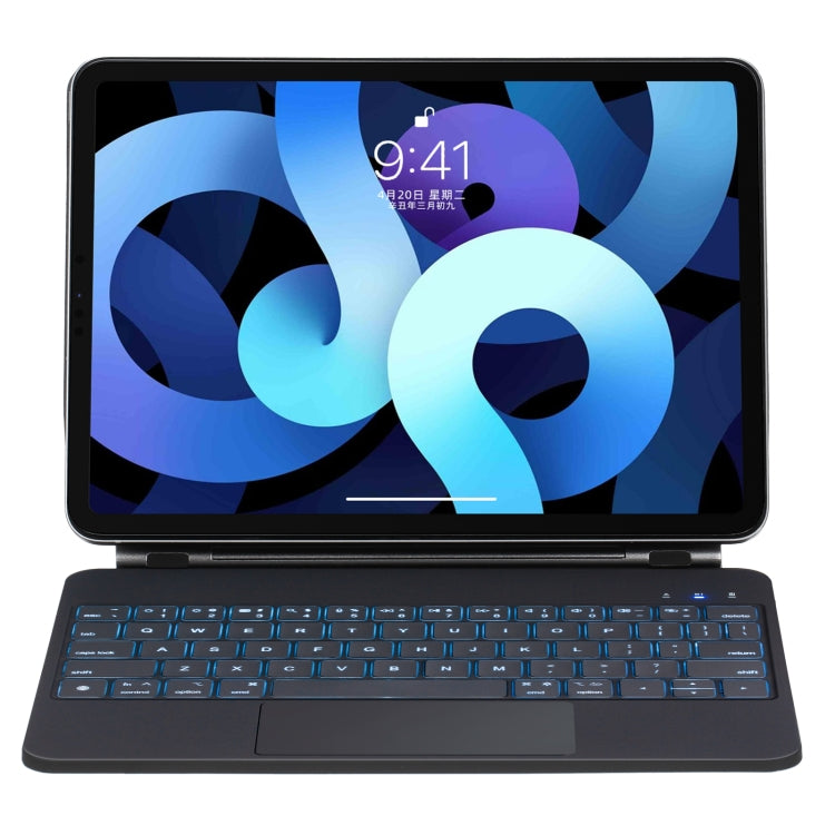 タッチパッド付きBluetoothキーボードレザータブレットカバー, iPad Air 11 2025 / 2024 / Pro 11 2022用